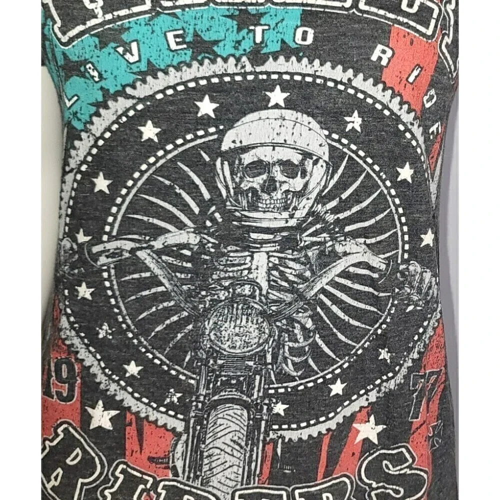 Helix Rally Riders Live To Ride Tee - Size Small - Picture 8 of 8